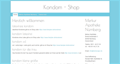 Desktop Screenshot of kondom-shop.com